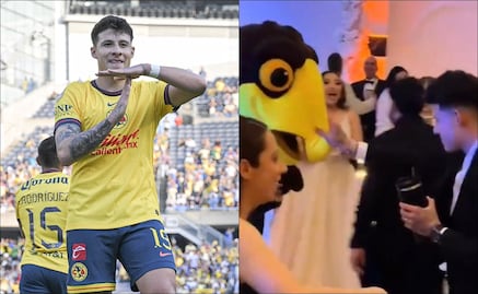 Illian Hernández presume su amor por el América al casarse con el himno azulcrema