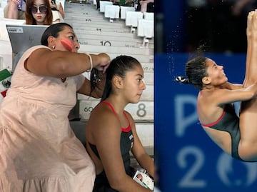 Alejandra Estudillo fue peinada por su madre antes de que comenzara a competir en París 2024
