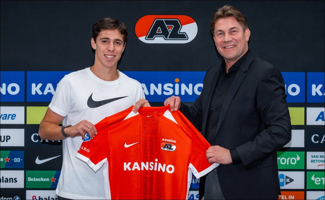 Mateo Chávez es nuevo jugador del AZ Alkmaar. FOTO: az.nl