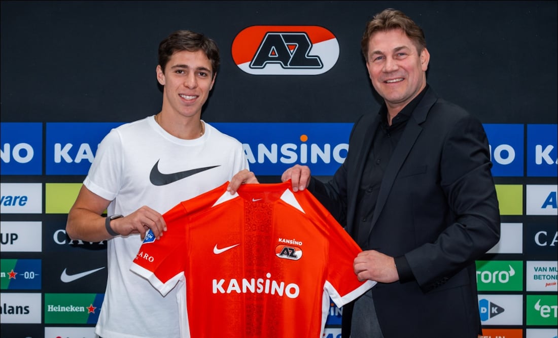 Mateo Chávez es nuevo jugador del AZ Alkmaar. FOTO: az.nl