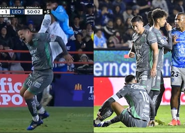 Así fue la brutal entrada sobre James Rodríguez en el partido Pachuca vs León