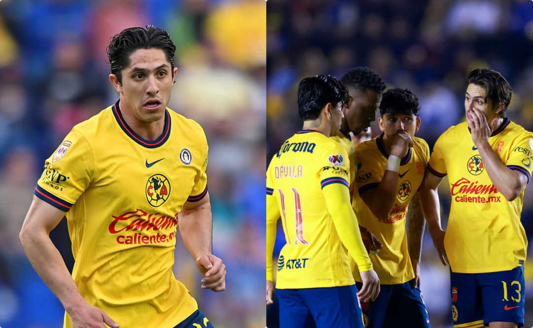 Alan Cervantes con las Águilas del América - Fotos: Imago7