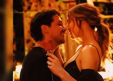 Belinda y Nodal celebran con lujosa y romántica cena su aniversario