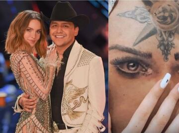 Los tatuajes que Christian Nodal se hizo por amor a Belinda