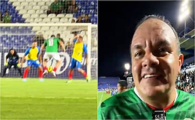 Cuauhtémoc Blanco revive la ‘Cuautemiña’ en un duelo de exfutbolistas de México y Colombia