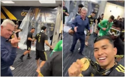 Javier Aguirre 'pinta dedo' a Orbelín Pineda por burlarse de él; “échele viejo, con el bastón”, le gritó en pleno festejo