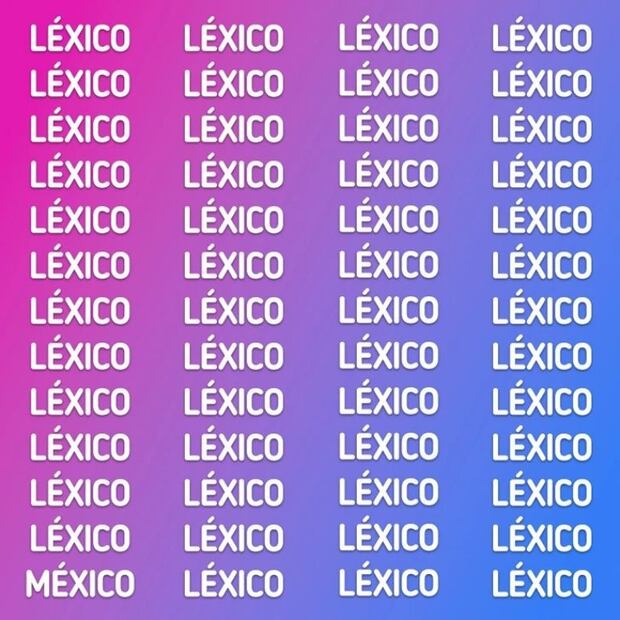 Acertijo visual: Descubrí la palabra que no va en la imagen. Fuente: Genial Guru