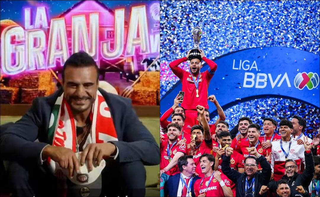 Toluca sorprendió a Alberto del Río en La Granja luego del bicampeonato de Liga MX / FOTO: Captura de Pantalla e Imago7
