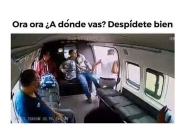 Los 10 mejores memes del ratero de la combi golpeado