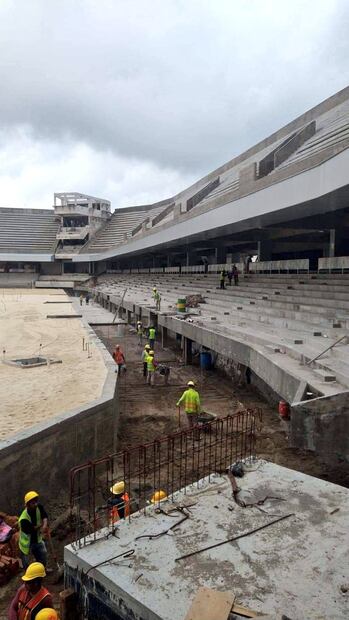 Desde hace poco más de uno año comenzaron la renovación del Estadio Luis Pirata Fuente. Foto: @MXESTADIOS