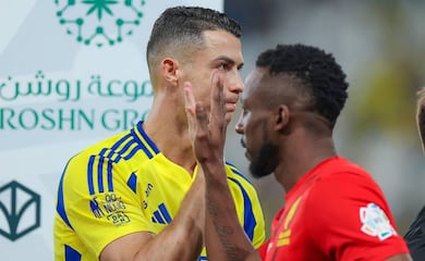 La sorprendente reacción de Cristiano Ronaldo al gol de Julián Quiñones que se volvió viral