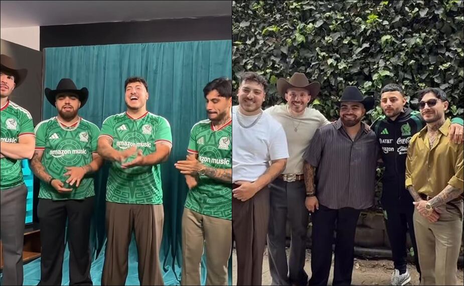 Grupo Frontera estrena el "himno" de la Selección Mexicana para el Mundial 2026 / FOTOS: Capturas de Pantallas