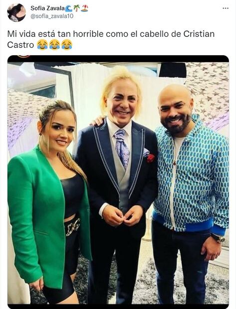 Cristian Castro y los 10 memes más divertidos de su nuevo look