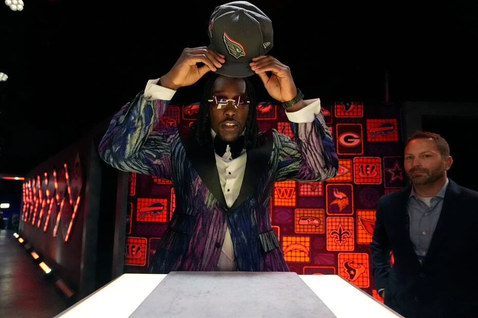 Darius Robinson en el pick global del Draft 2024 - Foto: AP