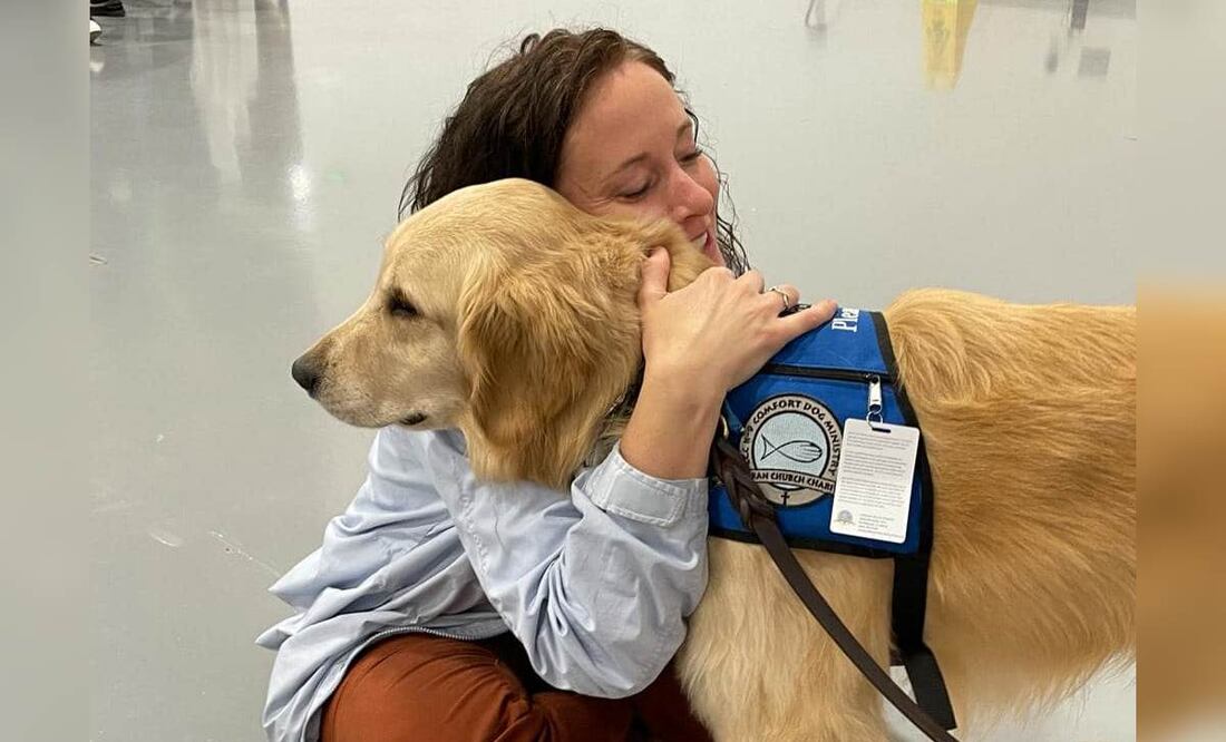 Foto: Tomada de Facebook LCC K-9 Comfort Dogs