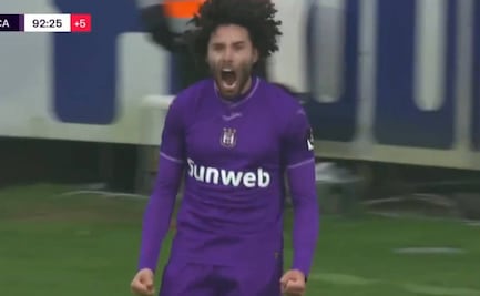 Chino Huerta se estrena con un gol en la victoria del Anderlecht