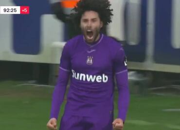 Chino Huerta se estrena con un gol en la victoria del Anderlecht