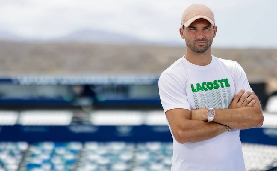 Grigor Dimitrov es baja del Abierto de Los Cabos / Foto: Abierto de Los Cabos