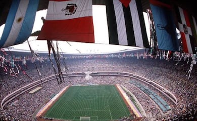 El estadio Banorte "imita" el estilo de México 86 y coloca banderas de los países afiliados a FIFA 