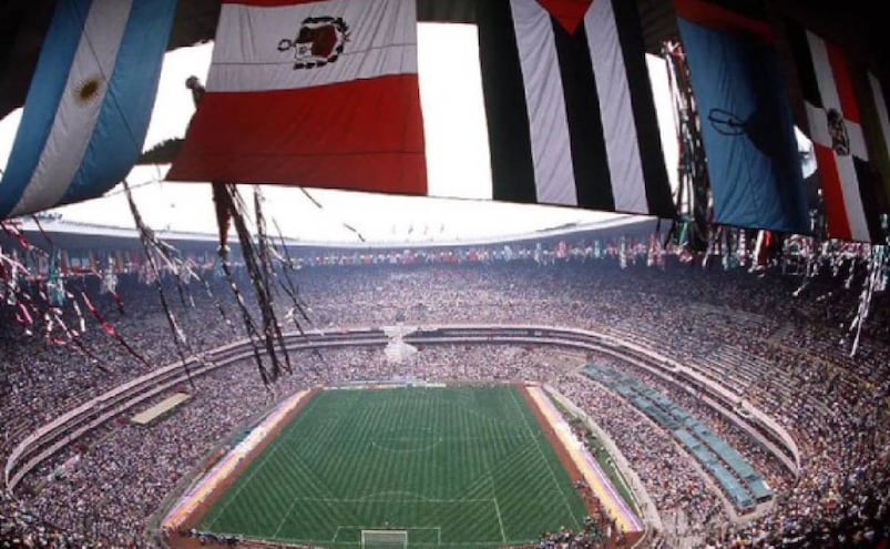 El estadio Banorte "imita" el estilo de México 86 y coloca banderas de los países afiliados a FIFA 