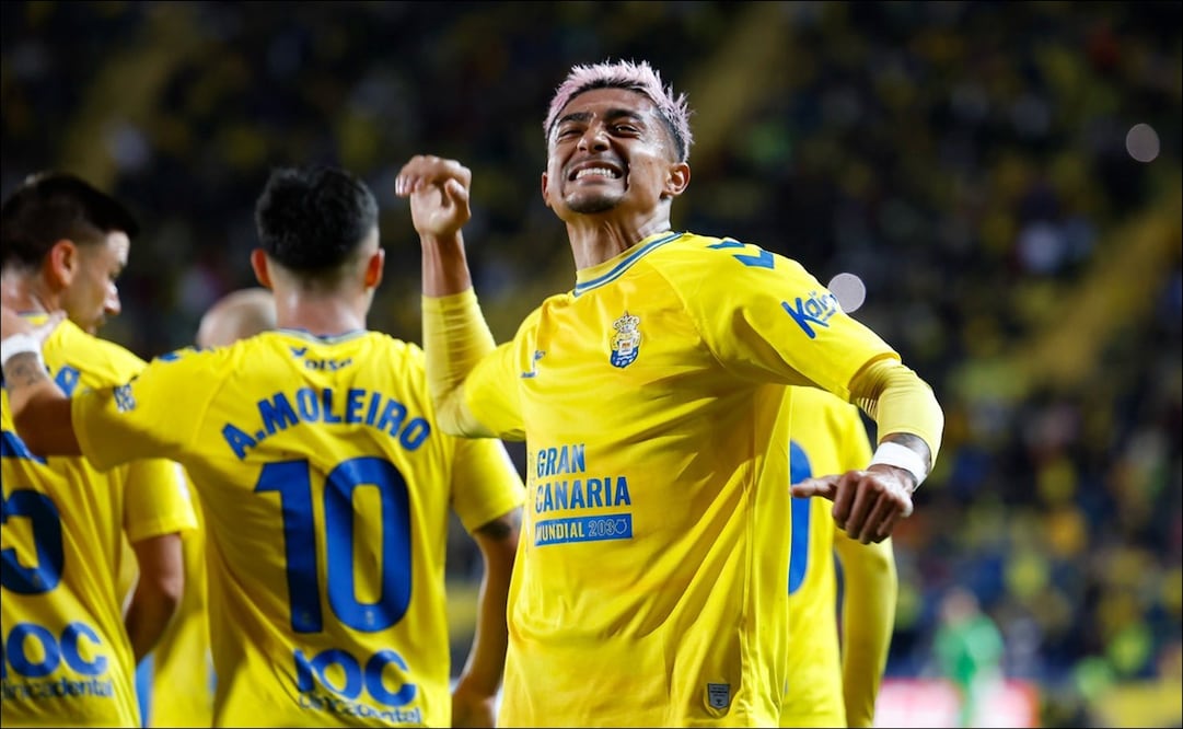 Julián Araujo se estrenó como goleador en LaLiga con una de definición de autentico romperedes / FOTO: @UDLP_Oficial
