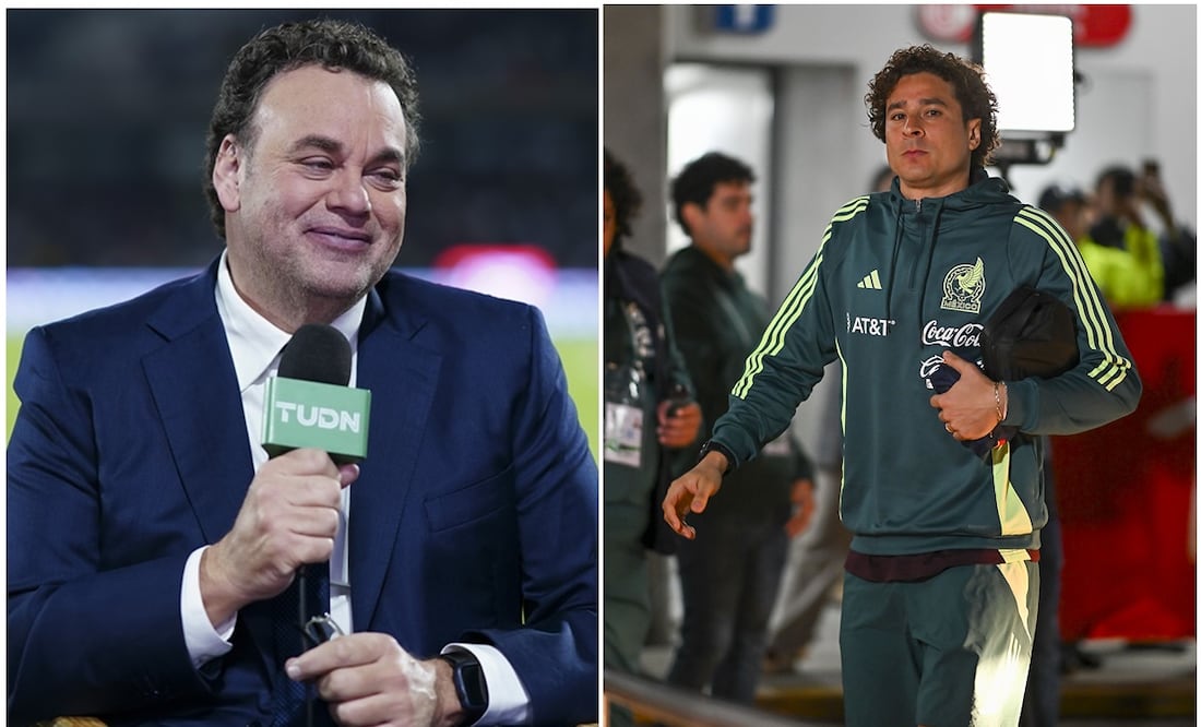 David Faitelson y Guillermo Ochoa Foto: Imago7