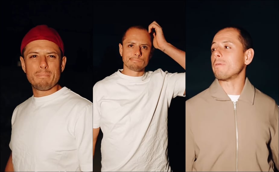 Chicharito Hernández tuvo un momento reflexivo con su otro yo. FOTOS: @ch14_