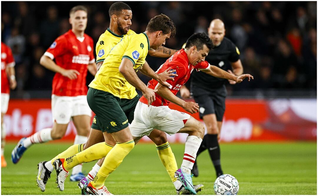 'Chucky' Lozano con el PSV ante Fortuna Sittard / FOTO: EFE