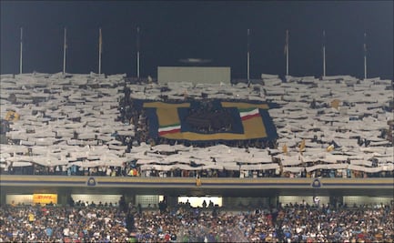 ¡Cuánta creatividad! La Rebel sorprendió con un mosaico en el Olímpico Universitario
