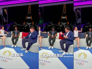 David Faitelson reaccionó con enojo cuando Prisca Awiti le dijo que le iba al América