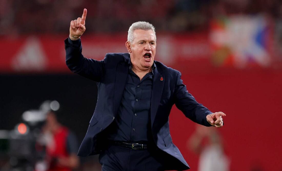 El Vasco Aguirre festejó de esta manera el gol de Mallorca en la Copa del Rey. Foto: @DonShelby_