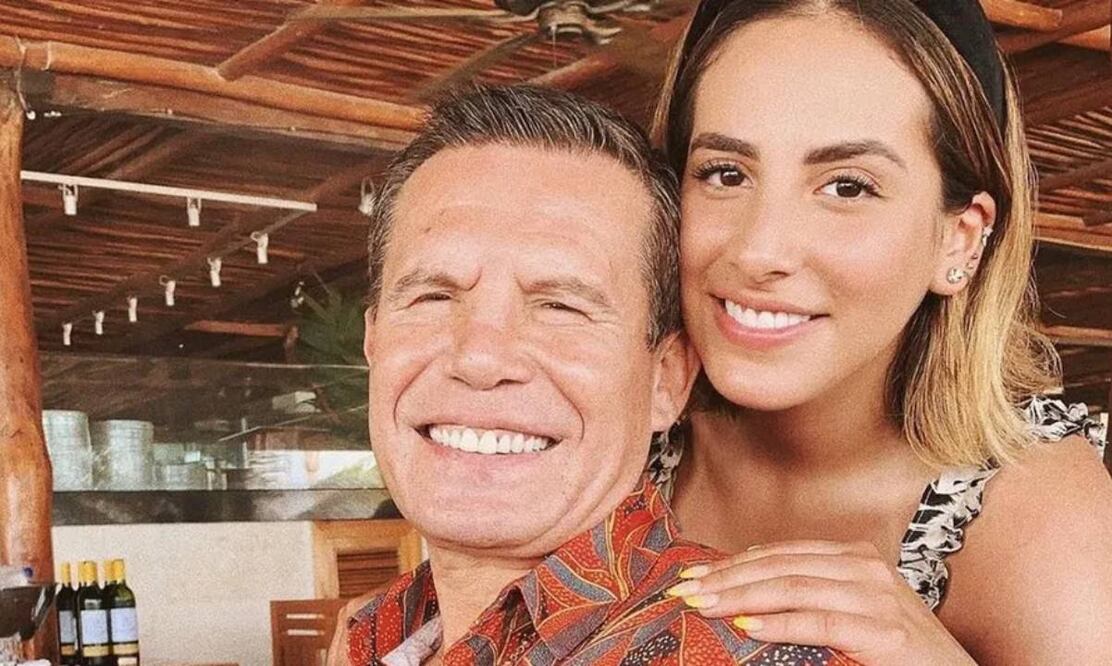 Julio César Chávez se burló de su hija Nicole antes de que entrara en un reality show. Foto: Especial