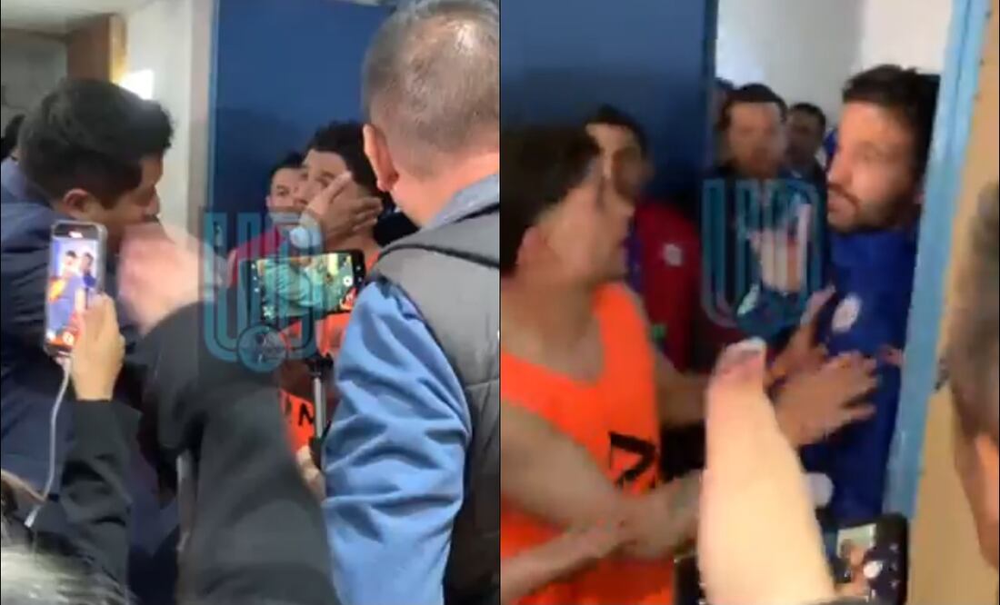 Momento de tensión se vivieron en la sala de prensa del Estadio Ciudad de los Deportes. FOTOS: Capturas