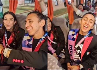 La delegación mexicana cantó el 'Cielito Lindo' previo a la inauguración de los Juegos Olímpicos