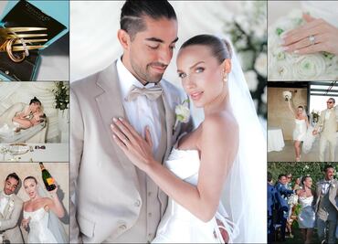Rodolfo Pizarro comparte imágenes de cómo fue su boda con la modelo alemana Kim Evelyn