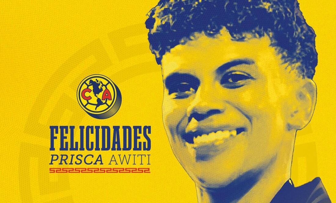 Prisca Awiti quiere conocer las instalaciones del América. Foto: @clubamerica
