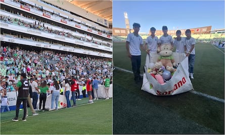 Santos Laguna reparte alegría con una lluvia de juguetes en su tradicional 'Guerretón'