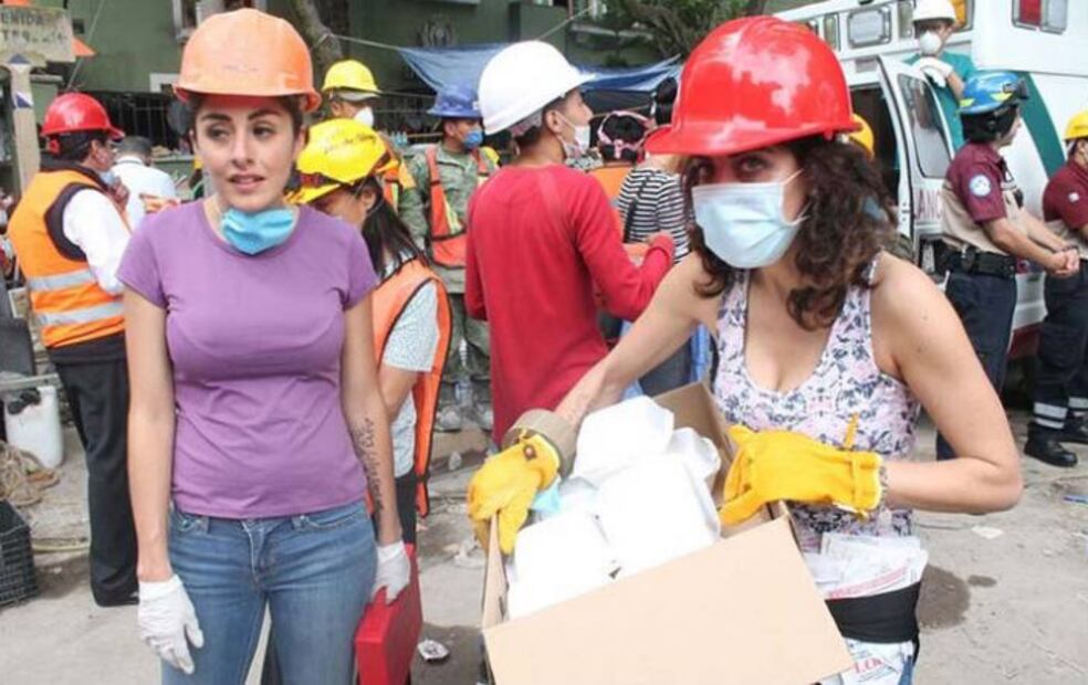 Los “apáticos Millennials” que tomaron a las calles para ayudar 