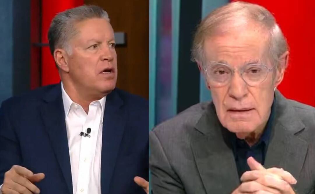 Ricardo Peláez explotó contra José Ramón Fernández por no dejarlo hablar. Foto: Especial