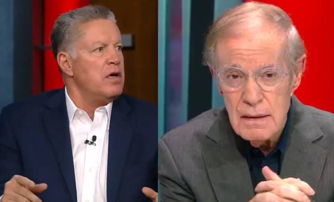 Ricardo Peláez explotó contra José Ramón Fernández por no dejarlo hablar. Foto: Especial