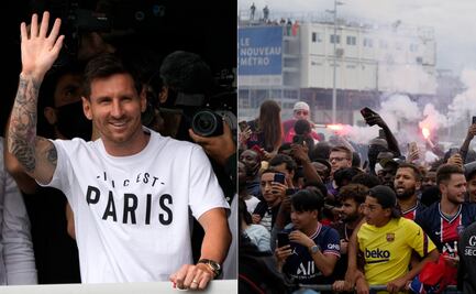 Lionel Messi es recibido como rey en París por los fans del PSG