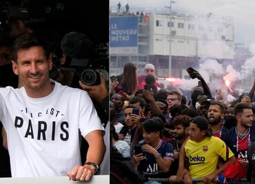 Lionel Messi es recibido como rey en París por los fans del PSG