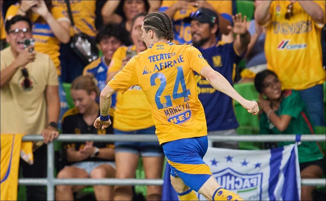 Marcelo Flores marcó el gol del triunfo de los Tigres - Foto: @TigresOficial (X)