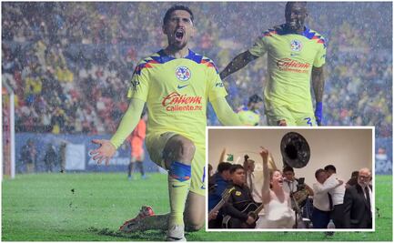 VIDEO: ¡El amor por el América! Novia se acuerda que sus Águilas están en la Final en plena boda