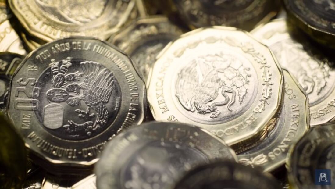 Monedas de 20 pesos valiosas. ¿De qué material están hechas?
