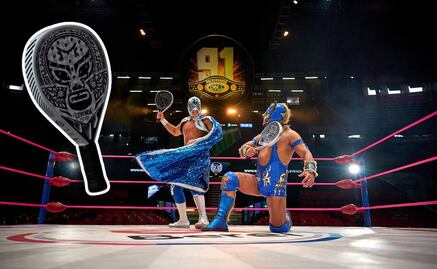 ¿El CMLL y el pádel juntos?... Conoce la pala "Leyenda" que rinde tributo a la lucha libre mexicana