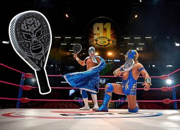 ¿El CMLL y el pádel juntos?... Conoce la pala "Leyenda" que rinde tributo a la lucha libre mexicana