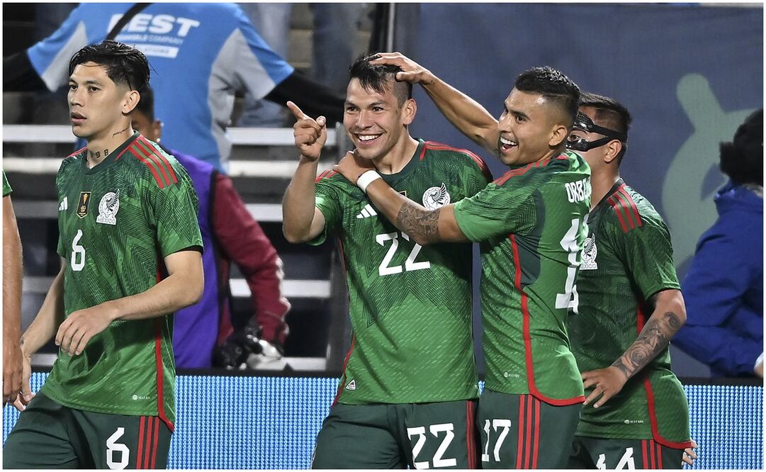 Jugadores de México festejando ante Ghana / FOTO: Imago7