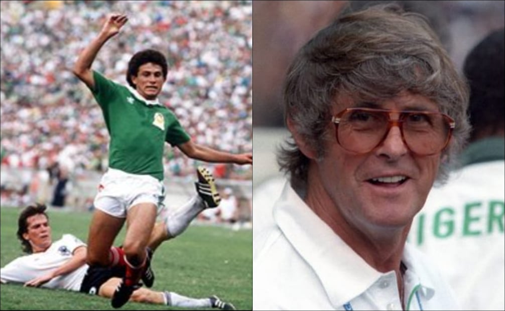 Francisco Javier 'el Abuelo' Cruz y Bora Milutinovic. FOTOS: ESPECIALES