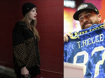 Taylor Swift y Travis Kelce reciben camiseta del América como cábala para el Super Bowl LIX